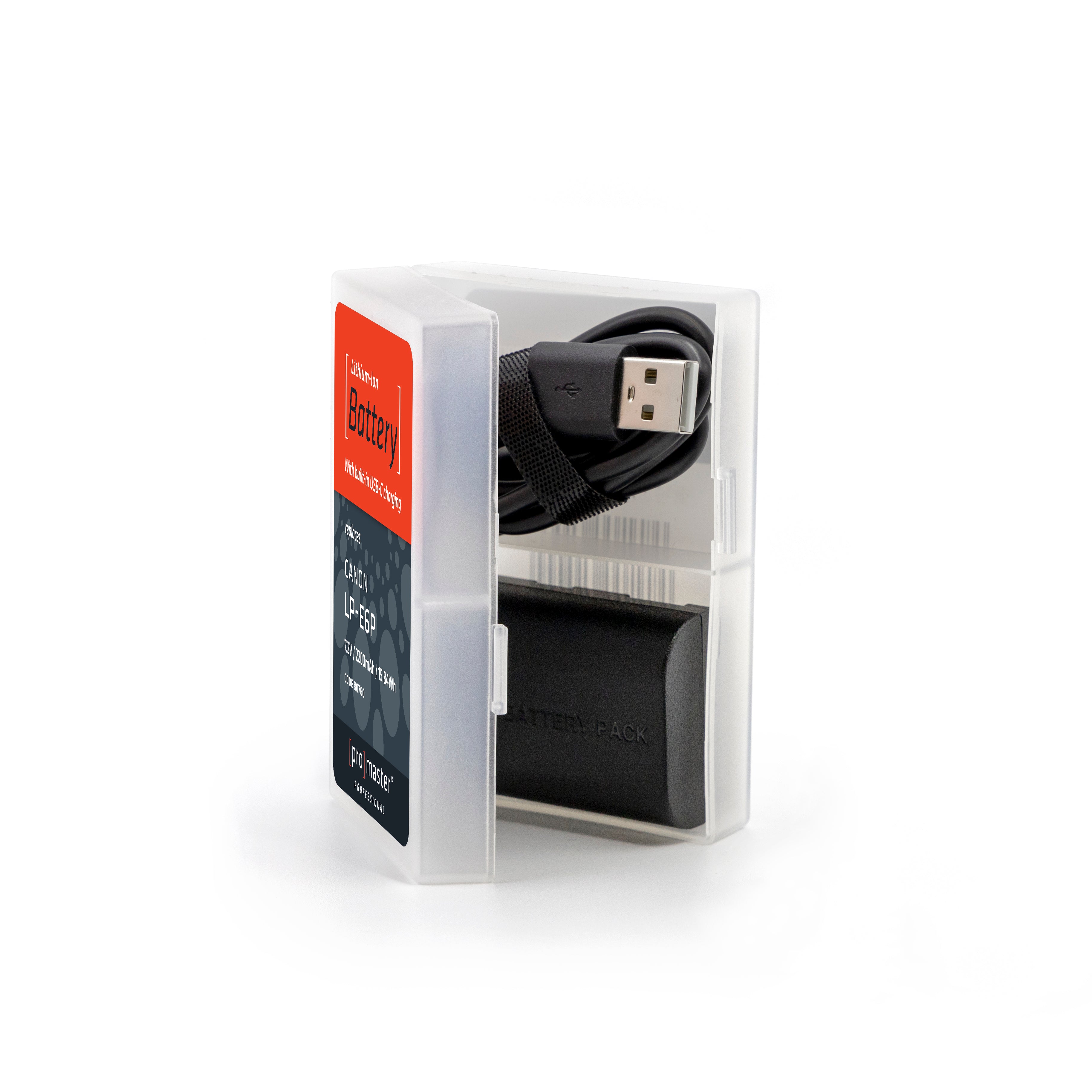 ProMaster Li-ion Battery for Canon LP-E6P with USB-C Charging