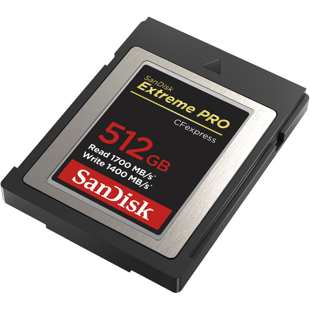 SanDisk 512GB Extreme PRO CFexpress Type B Memory Card