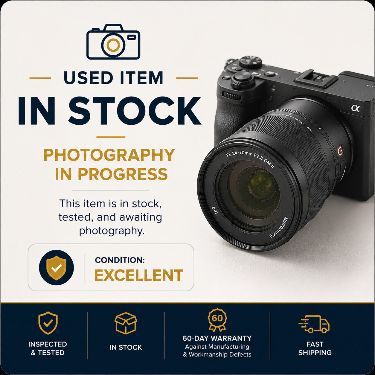 Used Sony a6300 Mirrorless Camera Body Black (#3424359ACP)