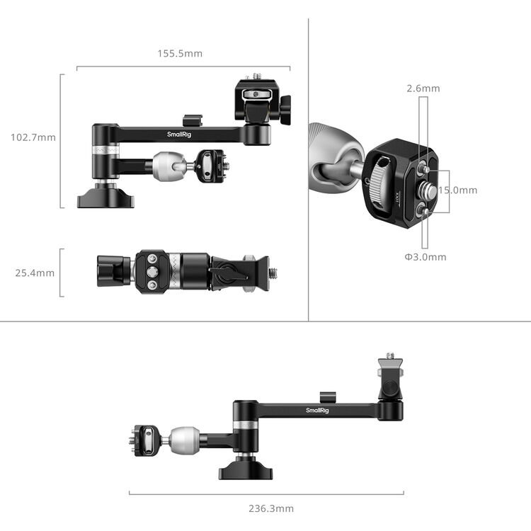 SmallRig Magic Arm Support for One-Handed Monitor Adjustment (5.7")