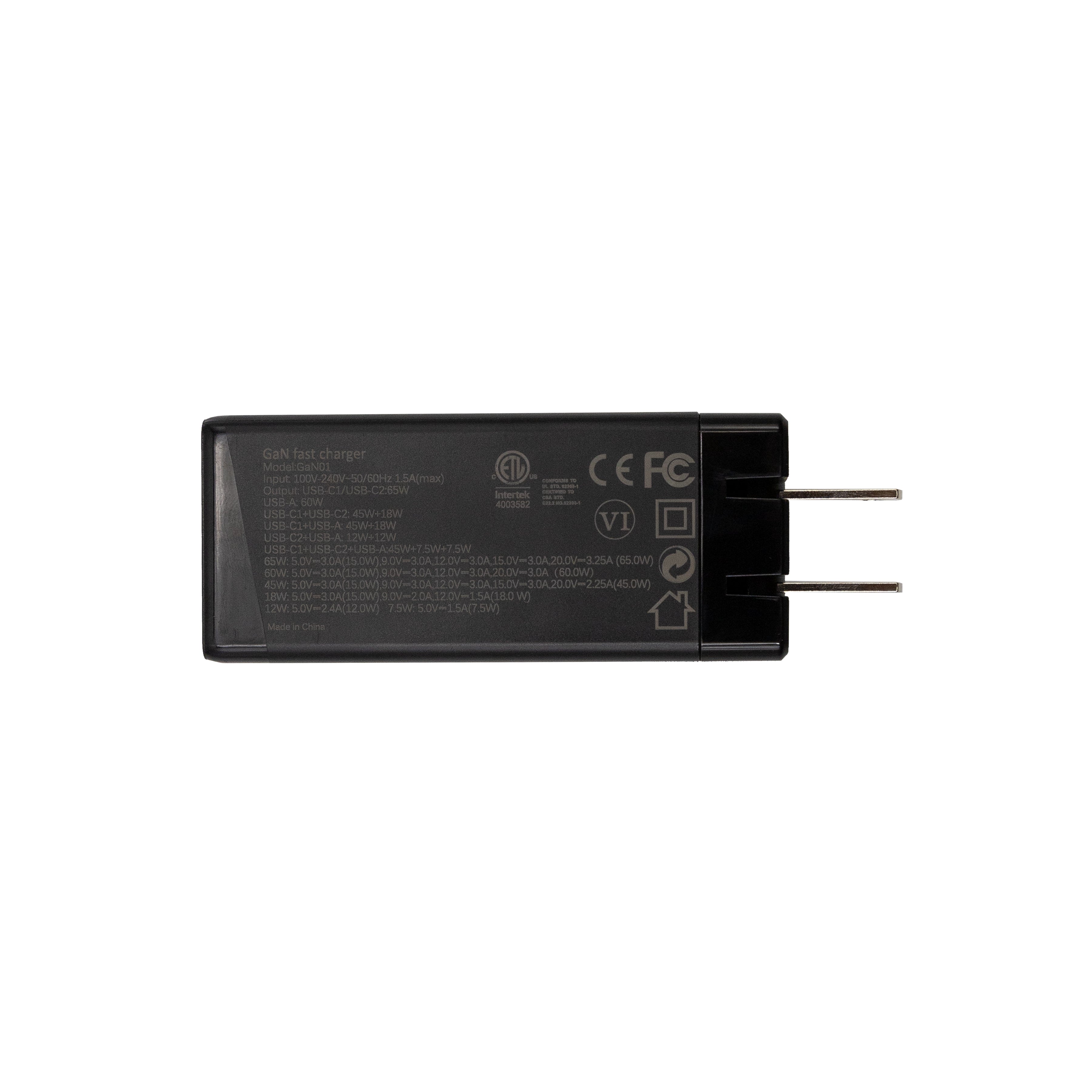 ProMaster GaN USB Charger 3-Port 65 Watt