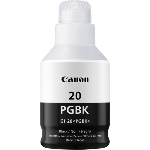 Canon GI-20 Ink for the PIXMA G7020 Printer Black