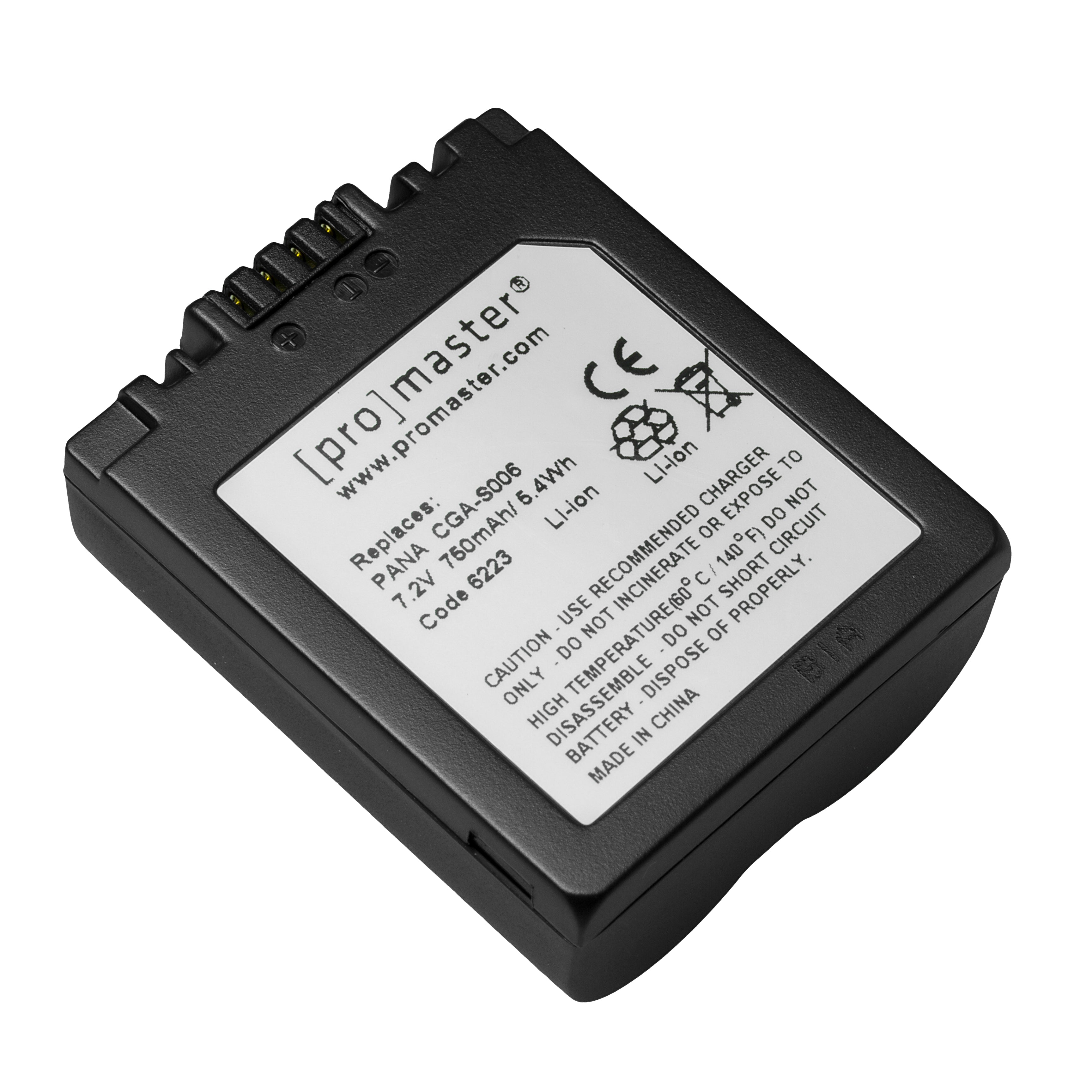 Promaster Panasonic CGA-S006 Battery (7.2V/750M)