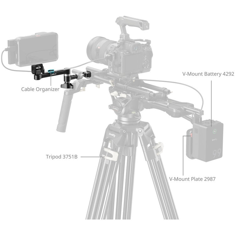 SmallRig Magic Arm Support for One-Handed Monitor Adjustment (5.7")