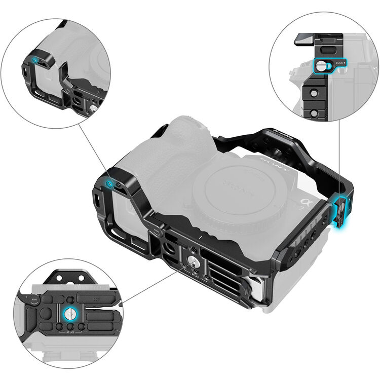 SmallRig Camera Cage for Sony a7 IV/V, a7R IV/V, a7S III, a1
