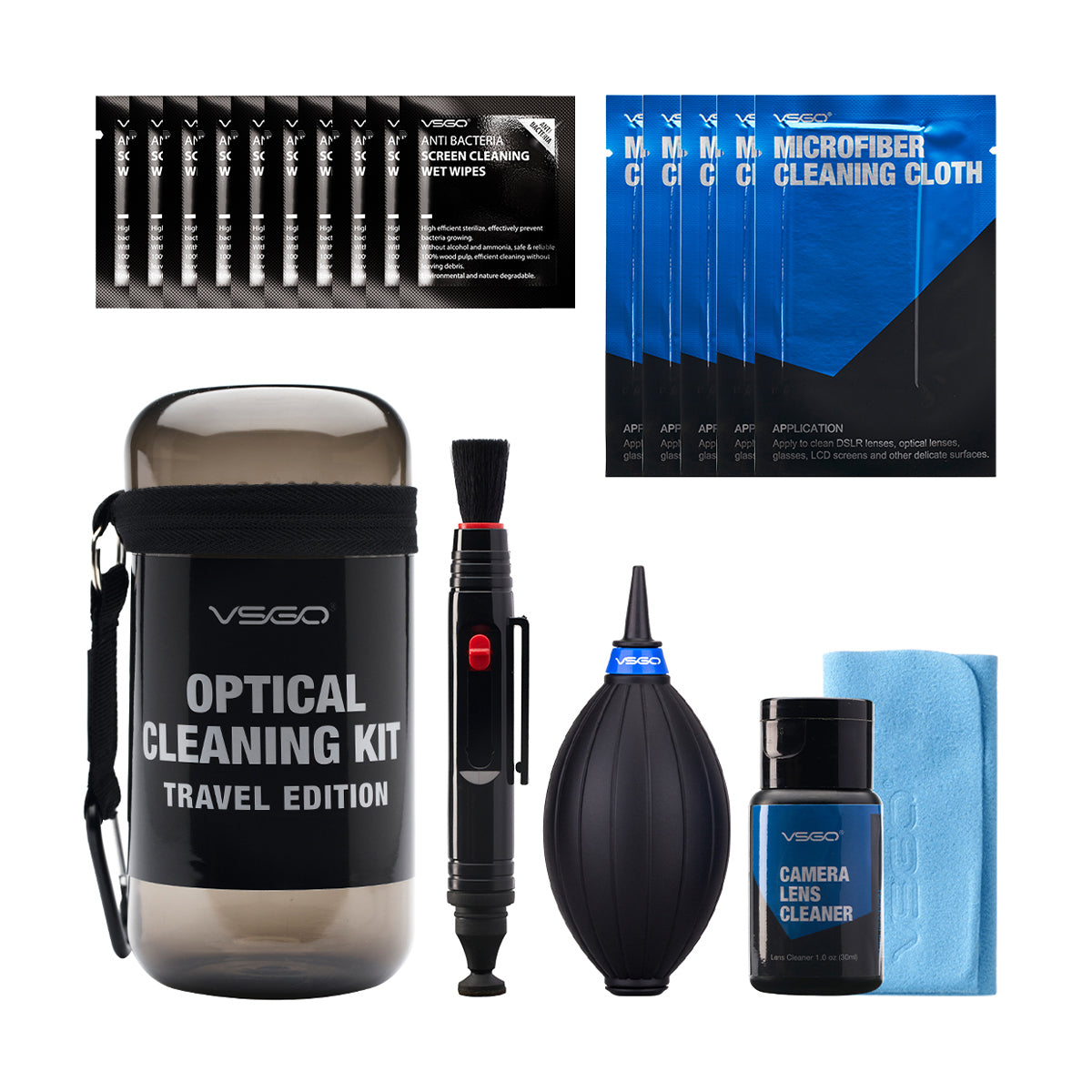 VSGO Optical Clean Kit-Travel Gray