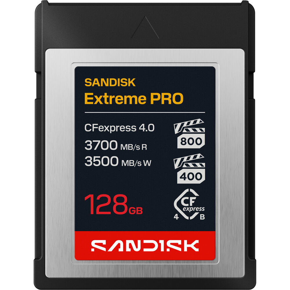 SanDisk128GB Extreme PRO CFexpress 4.0 Type B Memory Card