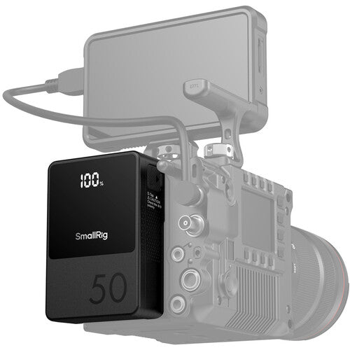 SmallRig VB50 Mini V-Mount Battery (50Wh, Black)