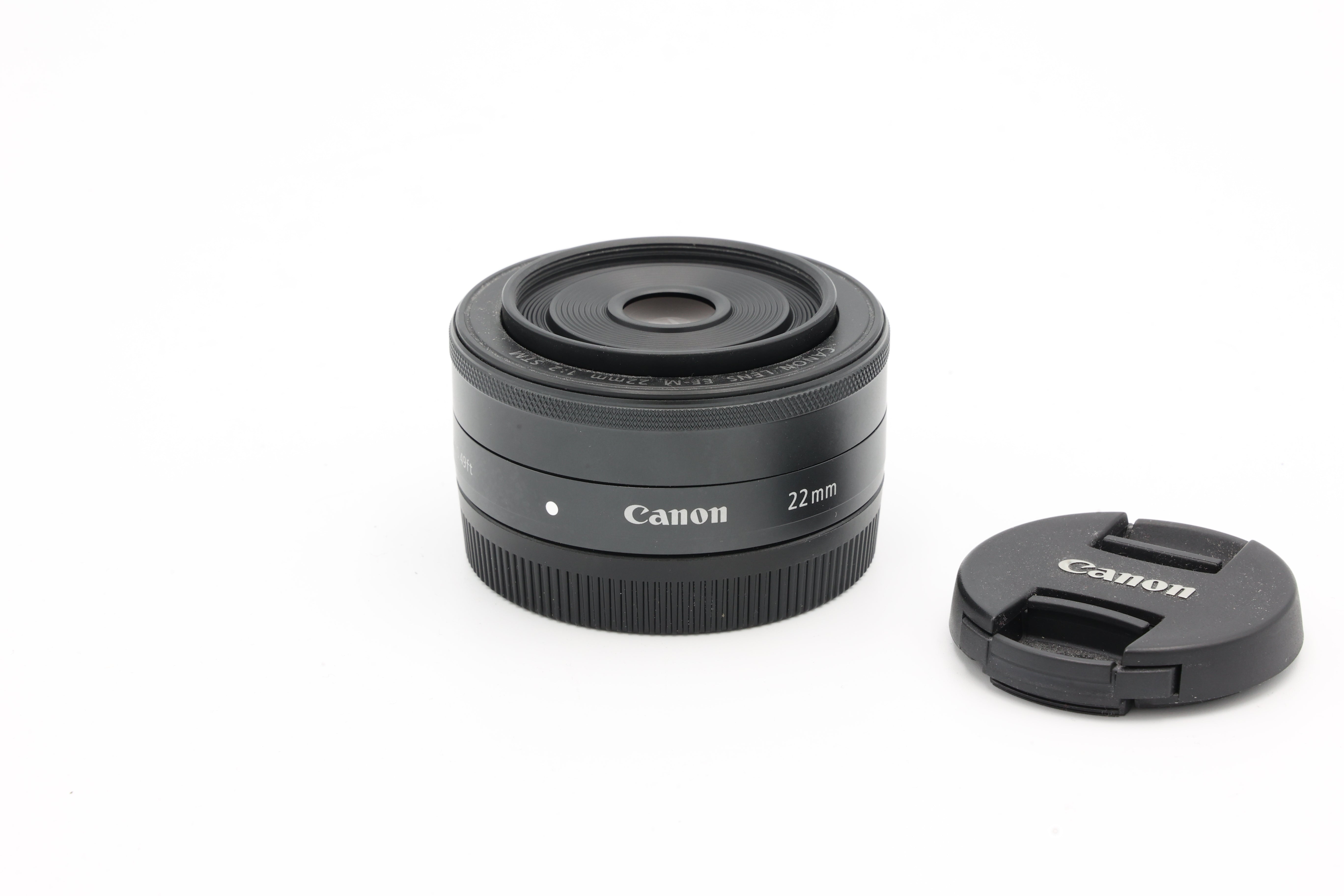 USED Canon EF-M 22mm F/2 STM Lens (#086902002446ACP)