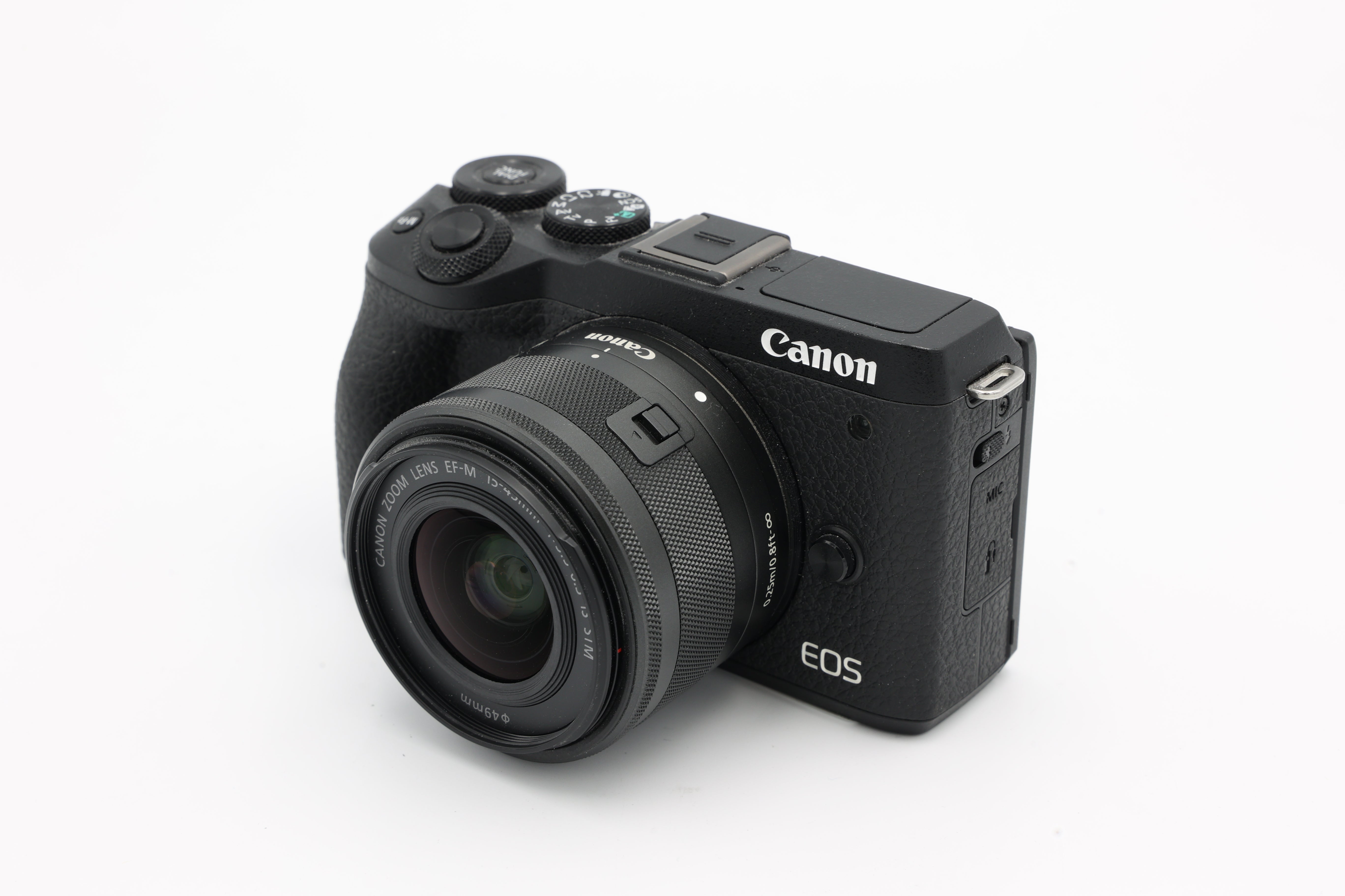USED Canon EOS M6 Mark II Camera w/ 15-45mm F/3.5-6.3 Lens (#023033000400+843208057864ACP)