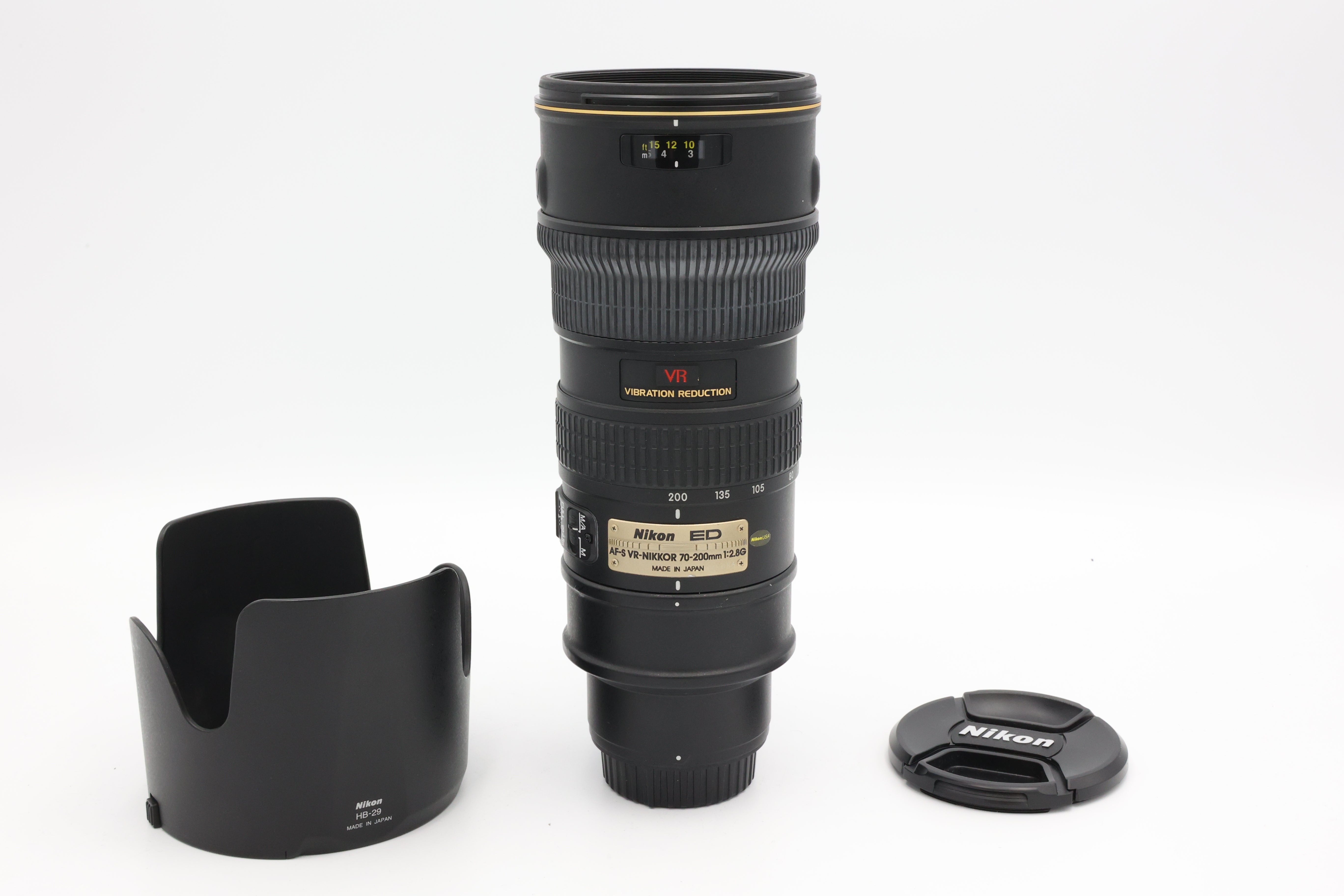 USED Nikon AF-S Nikkor 70-200mm f/2.8G IF-ED VR Lens (#449886ACP)