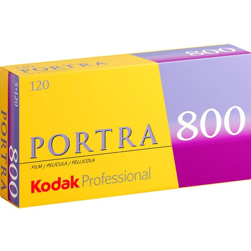 Kodak PORTRA 800 Color 120 Film - Box (5 Rolls)