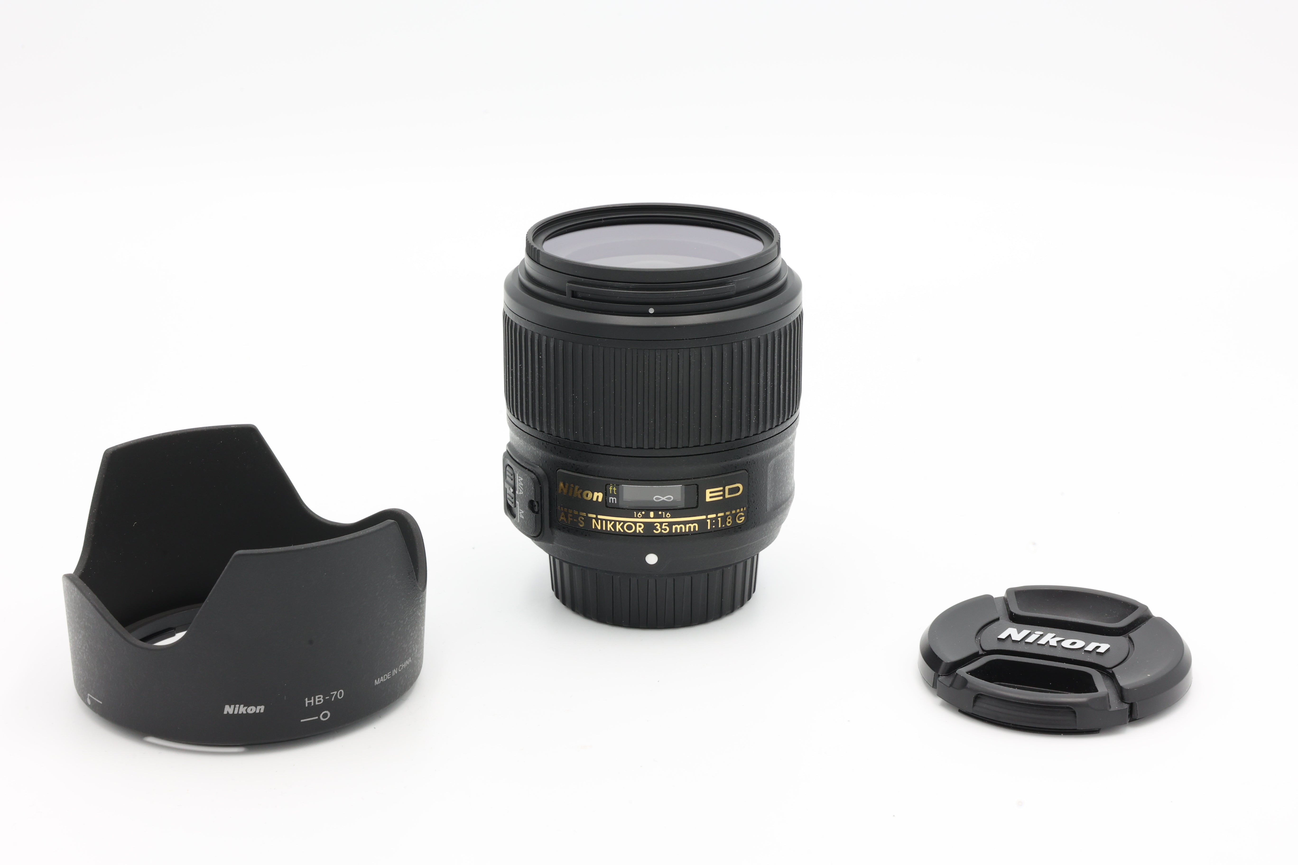 Used Nikon AF-S NIKKOR FX 35mm f/1.8G ED Lens Nikon F (#296480ACP)