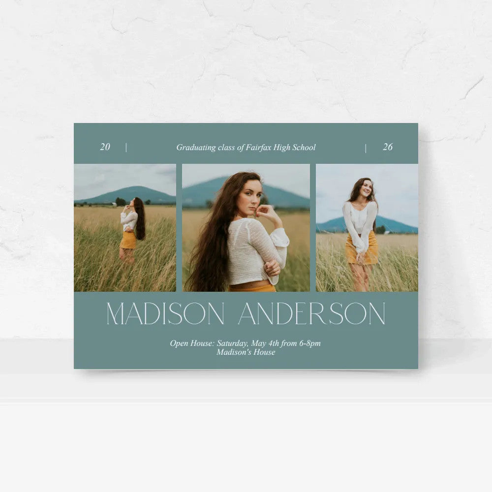 7x5 Single Sided Flat Card - GRAD (Tri Grad)