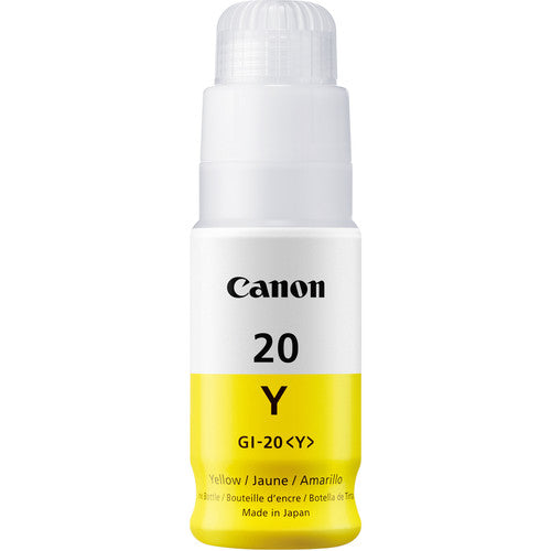 Canon GI-20 Ink for the PIXMA G7020 Printer Yellow