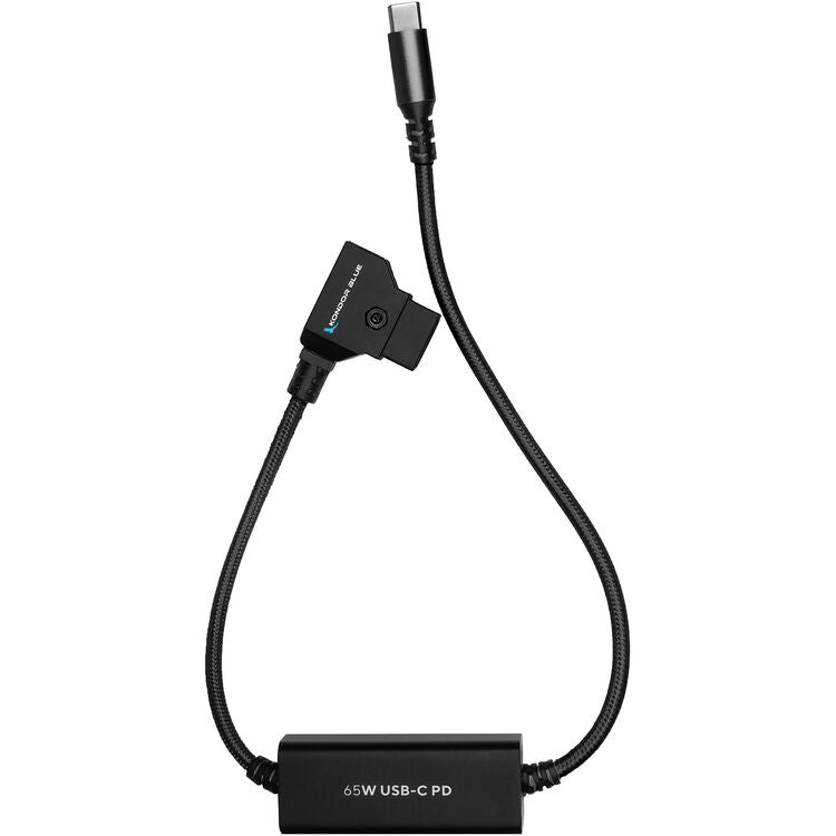 Kondor Blue D-Tap to USB-C Power Delivery Cable for Mirrorless Cameras