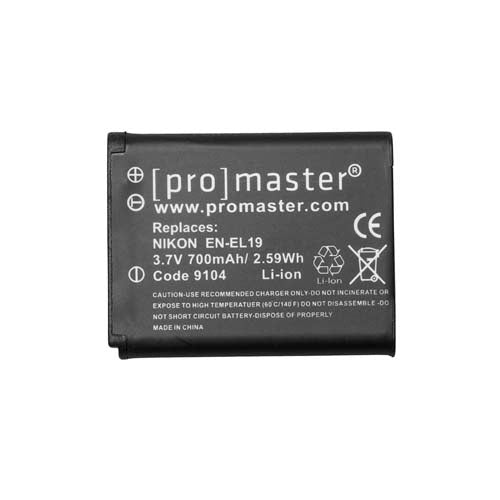 Promaster Nikon EN-EL19 Battery (3.7V/700M)