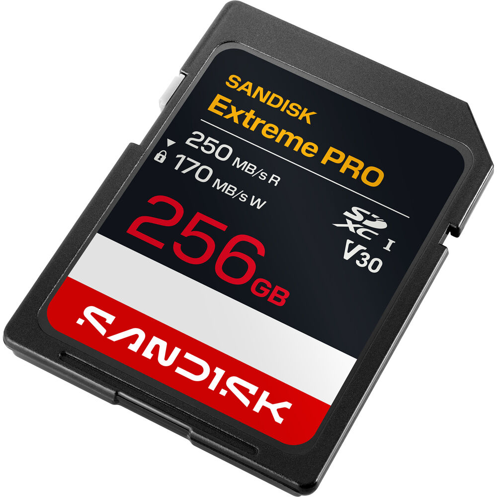 SanDisk 256GB Extreme PRO UHS-I SDXC Memory Card