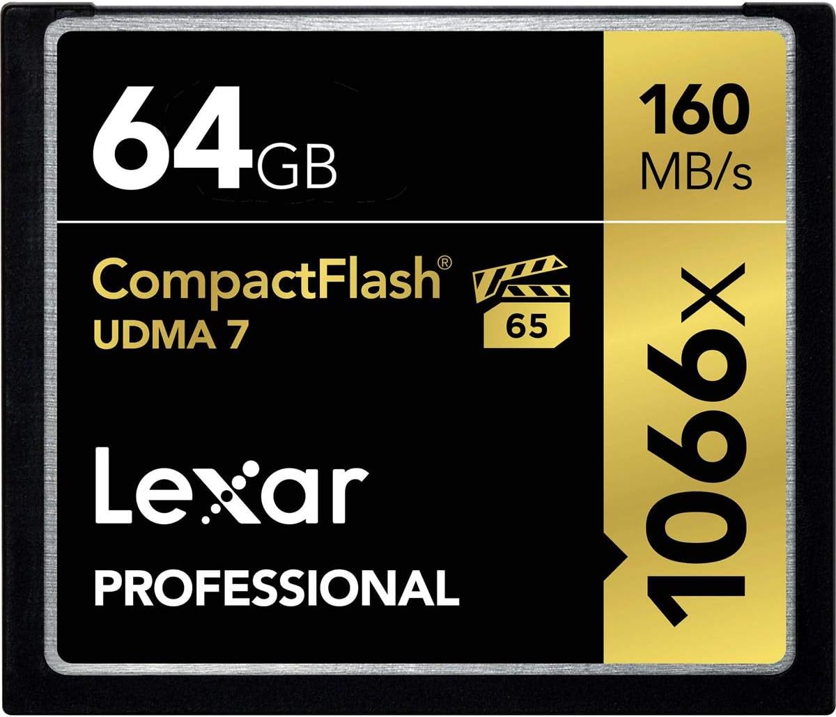 Lexar Professional Compact Flash 1066x Memory Card 64GB