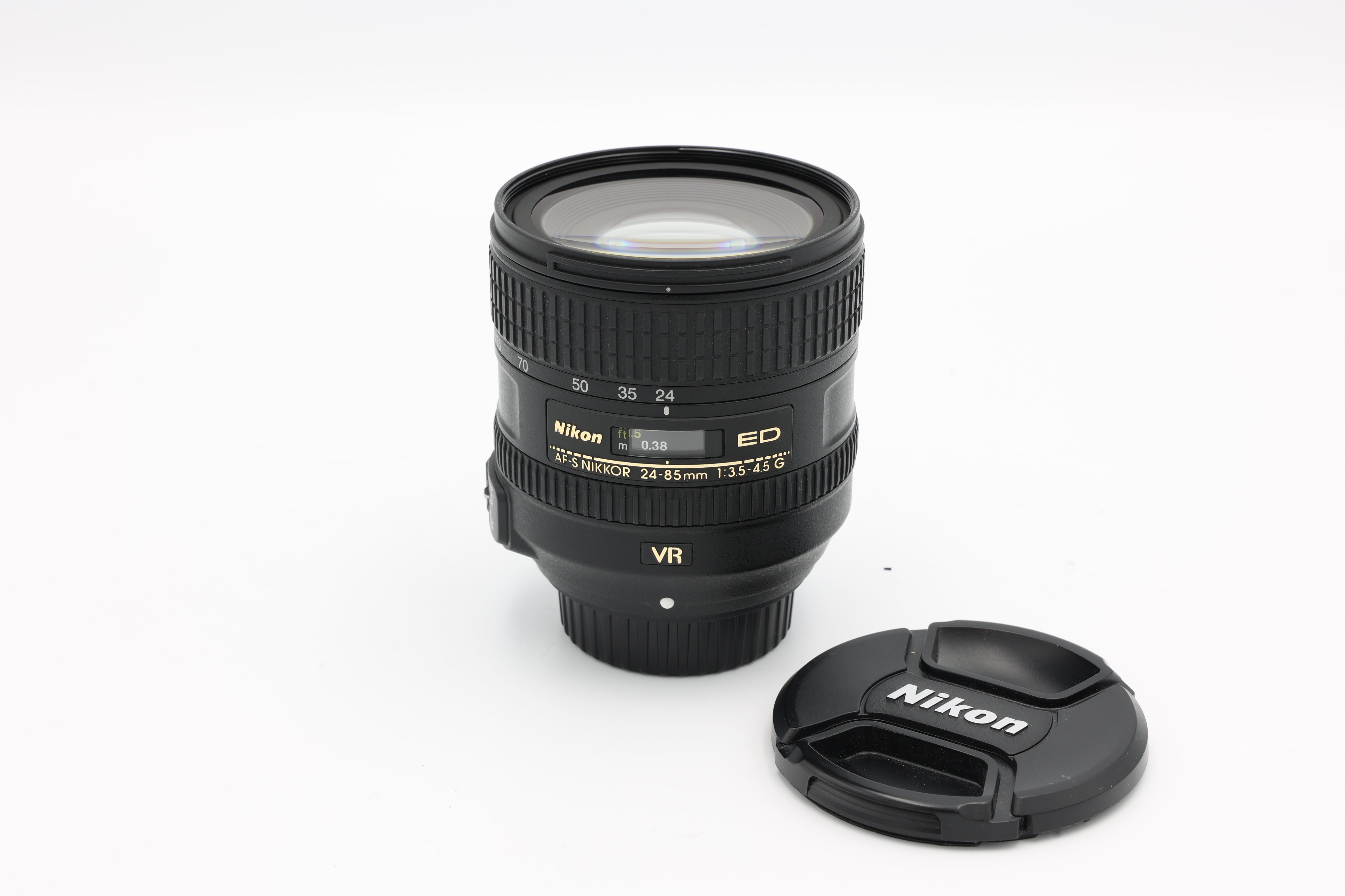 Used Nikon AF-S NIKKOR 24-85mm f/3.5-4.5G ED VR Nikon F Lens (#US6044326ACP)