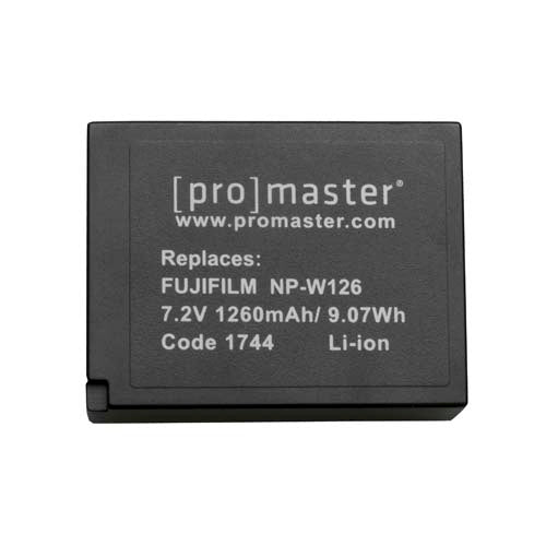 Promaster Fujifilm NP-W126S Battery (7.2V/1260M)