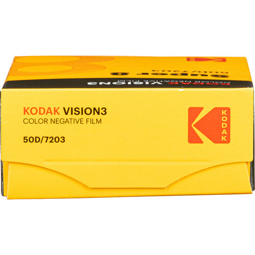 Kodak VISION3 50D Color Negative Film #7203 (Super 8, 50' Roll)