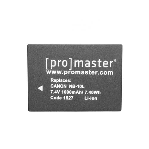 Promaster Canon NB-10L Battery (7.4V/1000M)