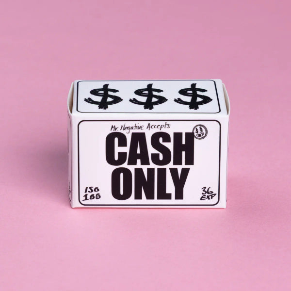 Mr. Negative Cash Only 100 35mm 36EXP Black & White Film