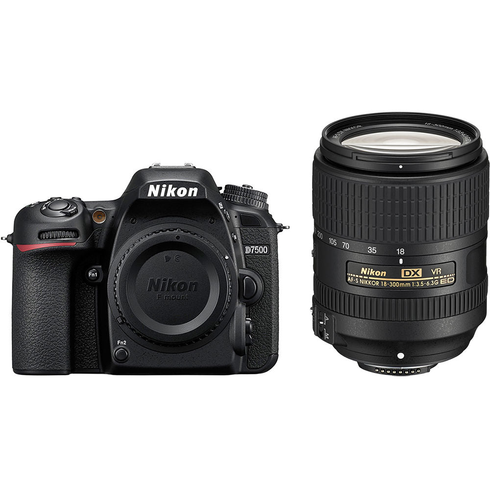 Nikon D7500 DX DSLR Camera with 18-300mm VR Lens