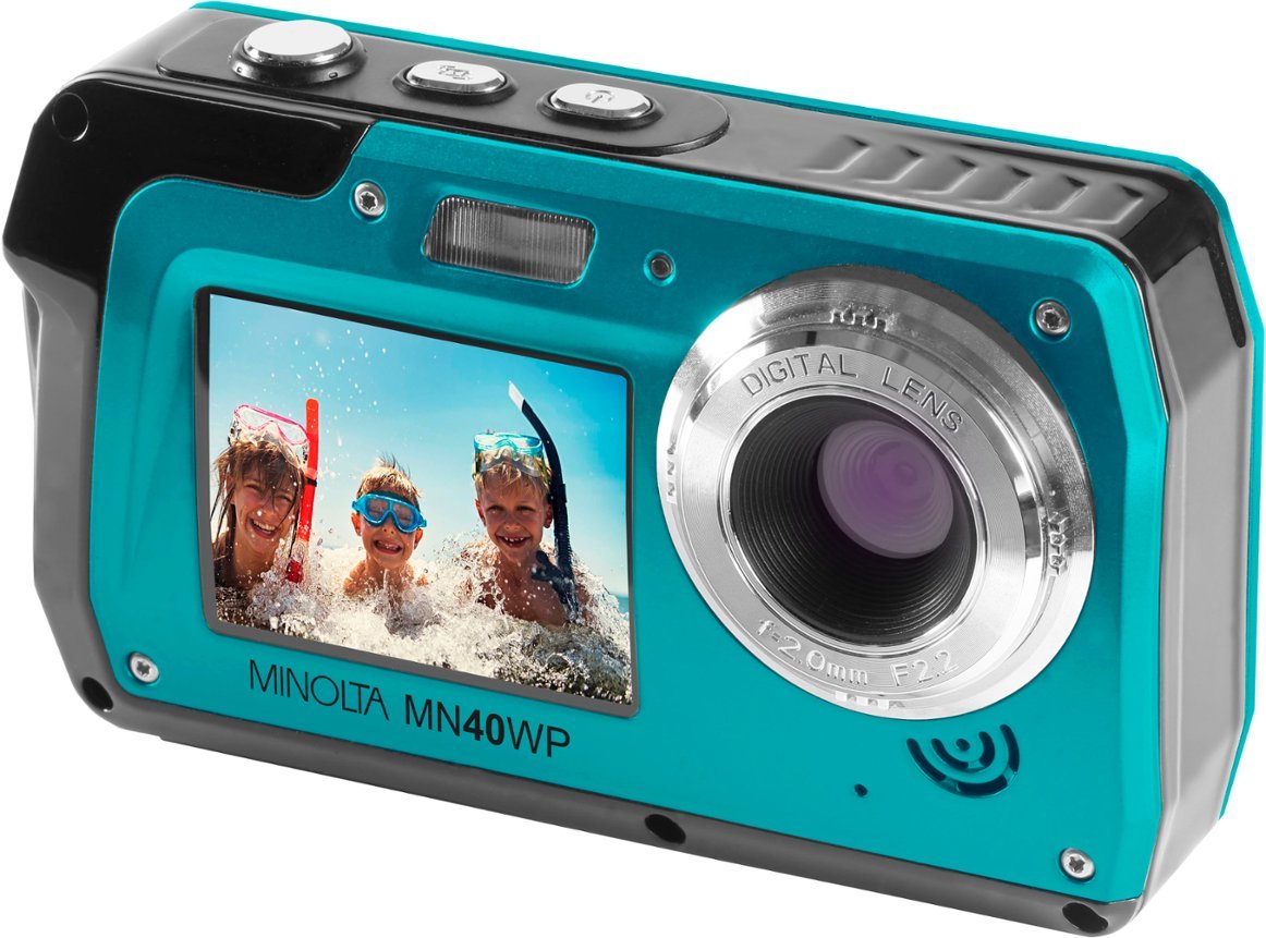 Minolta MN40WP Waterproof Digital Camera (Blue)