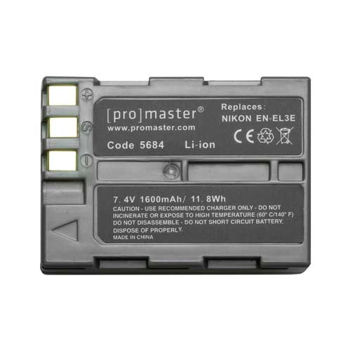 Promaster Nikon EN-EL3E Battery (7.4V/1600M)