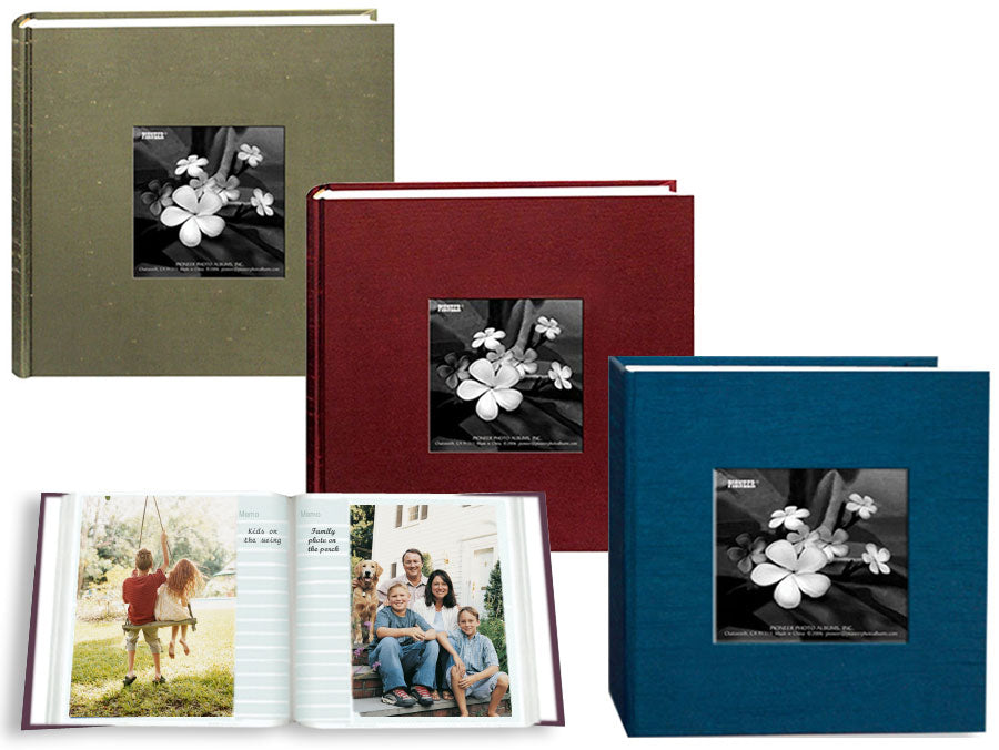 Pioneer Photo Albums Silk Fabric Frame 100 Pocket Photo Album