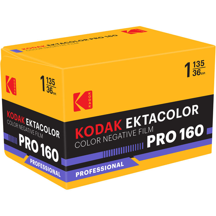 Kodak Ektacolor Pro 160 Color Negative Film 35mm 36EXP - Single Roll (Boxed)