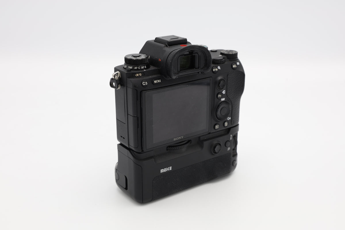 USED Sony A9 Camera Body w/ MEiKE Battery Grip (#3371264ACP)