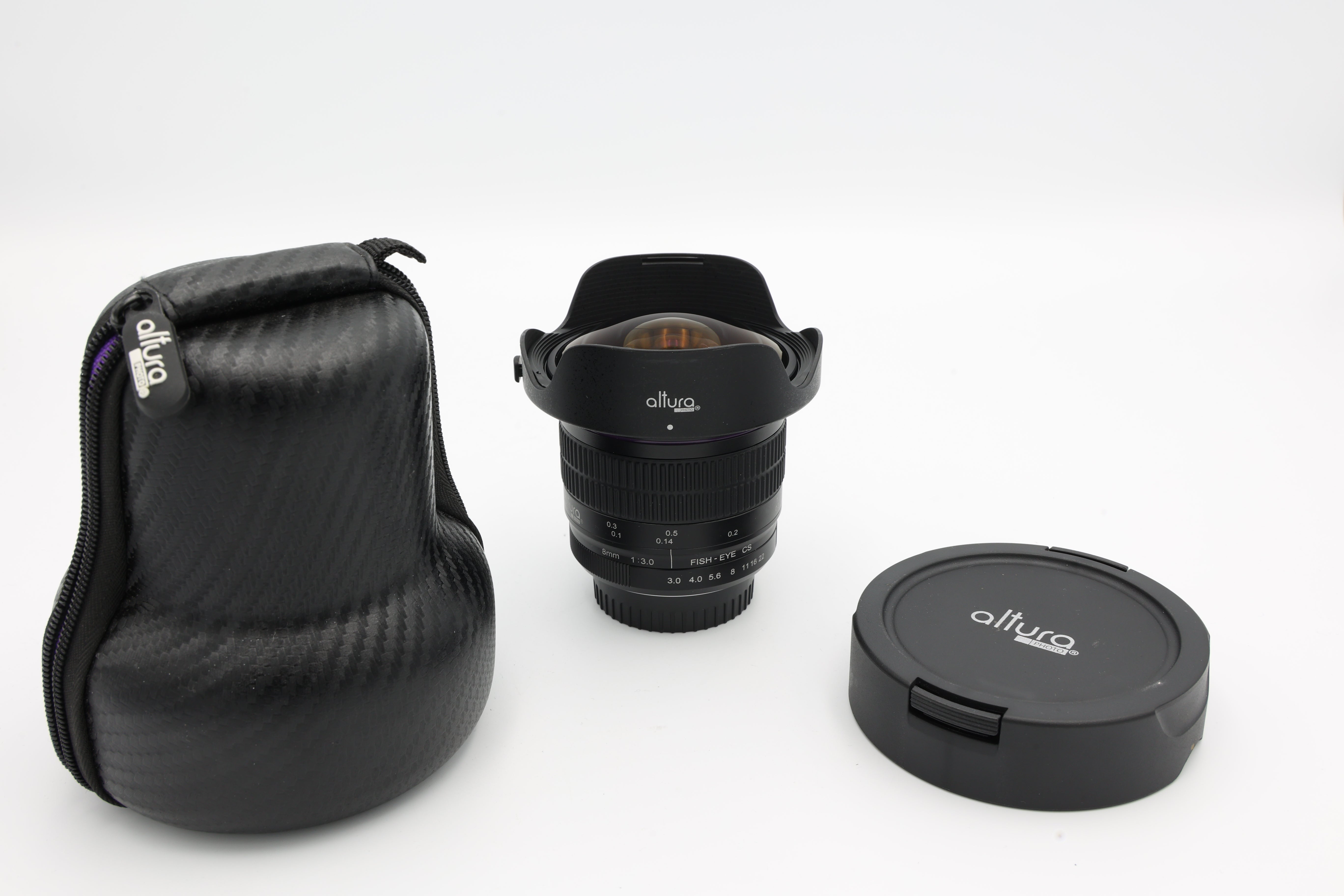 Used Altura 8mm f/3 Fisheye Lens for Nikon F (#21051640ACP)