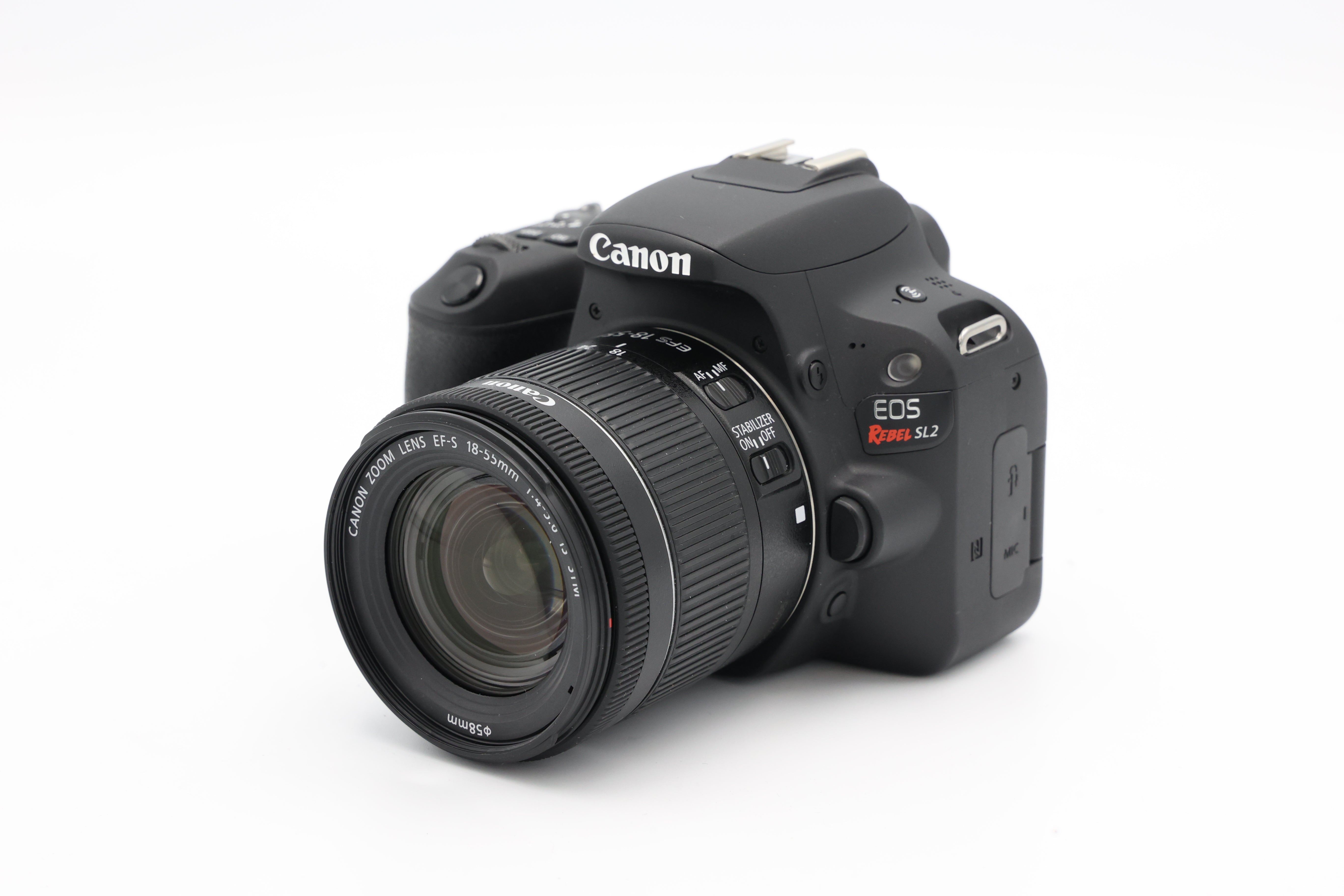 USED Canon EOS Rebel SL2 w/ EF-S 18-55mm Lens (#192072025016+7122024655ACP)