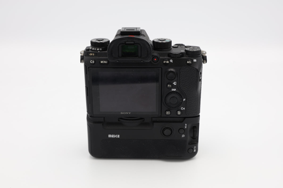 USED Sony A9 Camera Body w/ MEiKE Battery Grip (#3371264ACP)