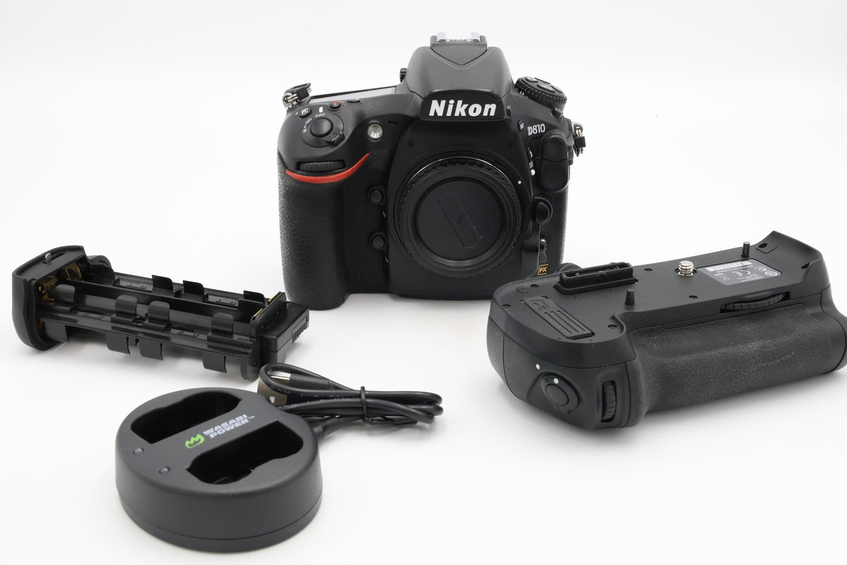 USED Nikon D810 w/ Battery Grip MBD12 (#3012836ACP)