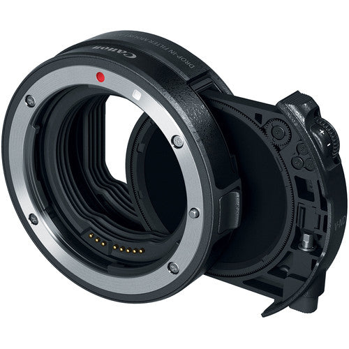 Canon Drop-In Filter Mount Adapter EF-EOS R with Circular Polarizer Filter