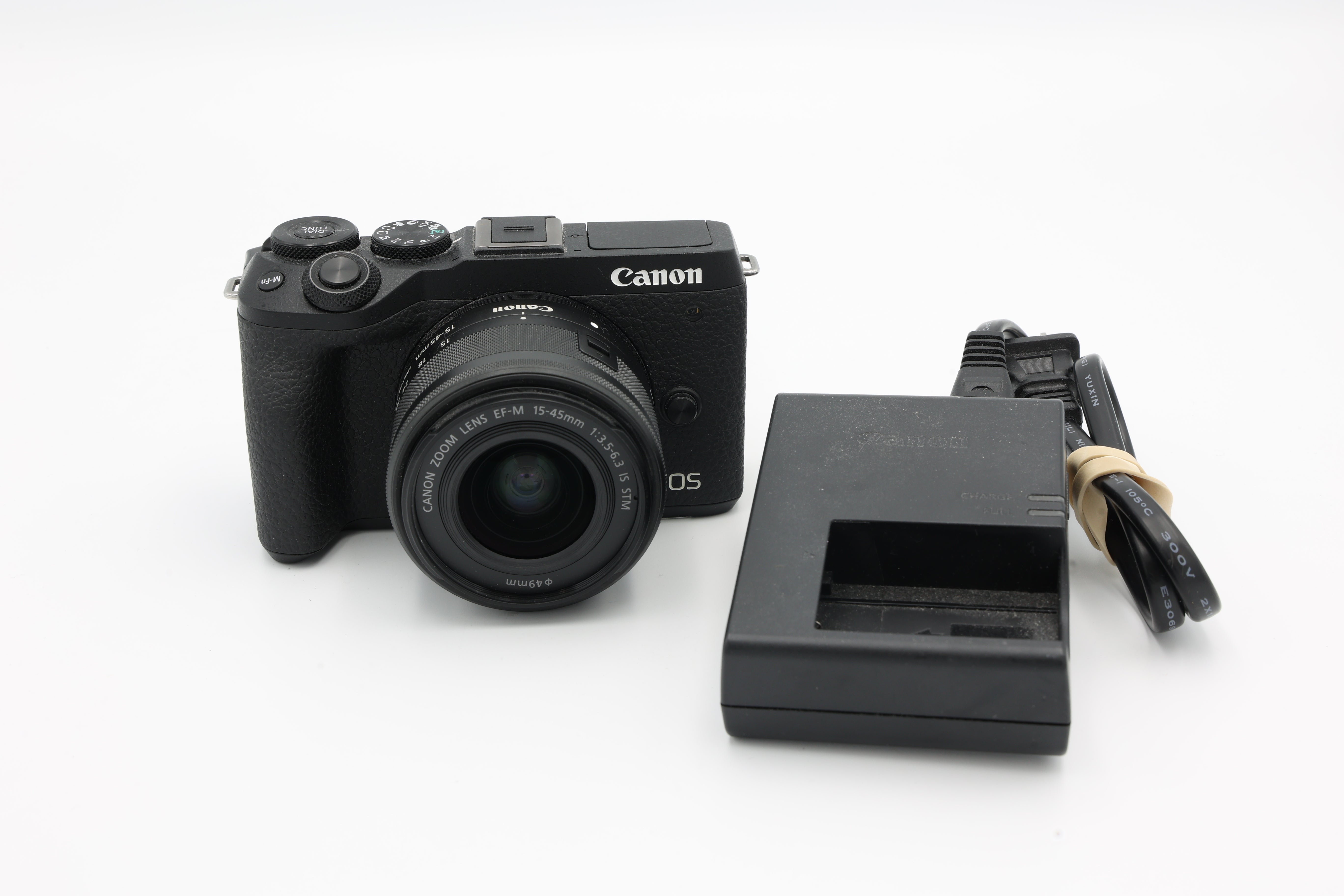 USED Canon EOS M6 Mark II Camera w/ 15-45mm F/3.5-6.3 Lens (#023033000400+843208057864ACP)