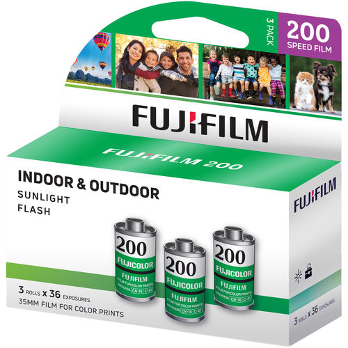 FUJIFILM 200 Color Negative 35mm 36EXP - 3 Pack