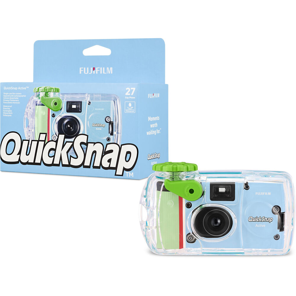 FUJIFILM QuickSnap Active Waterproof 800 Disposable Camera (27 Exposures)