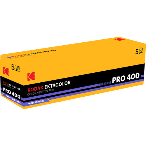 Kodak Ektacolor Pro 400 Color Negative Film 35mm 36EXP - Box (5 Rolls)
