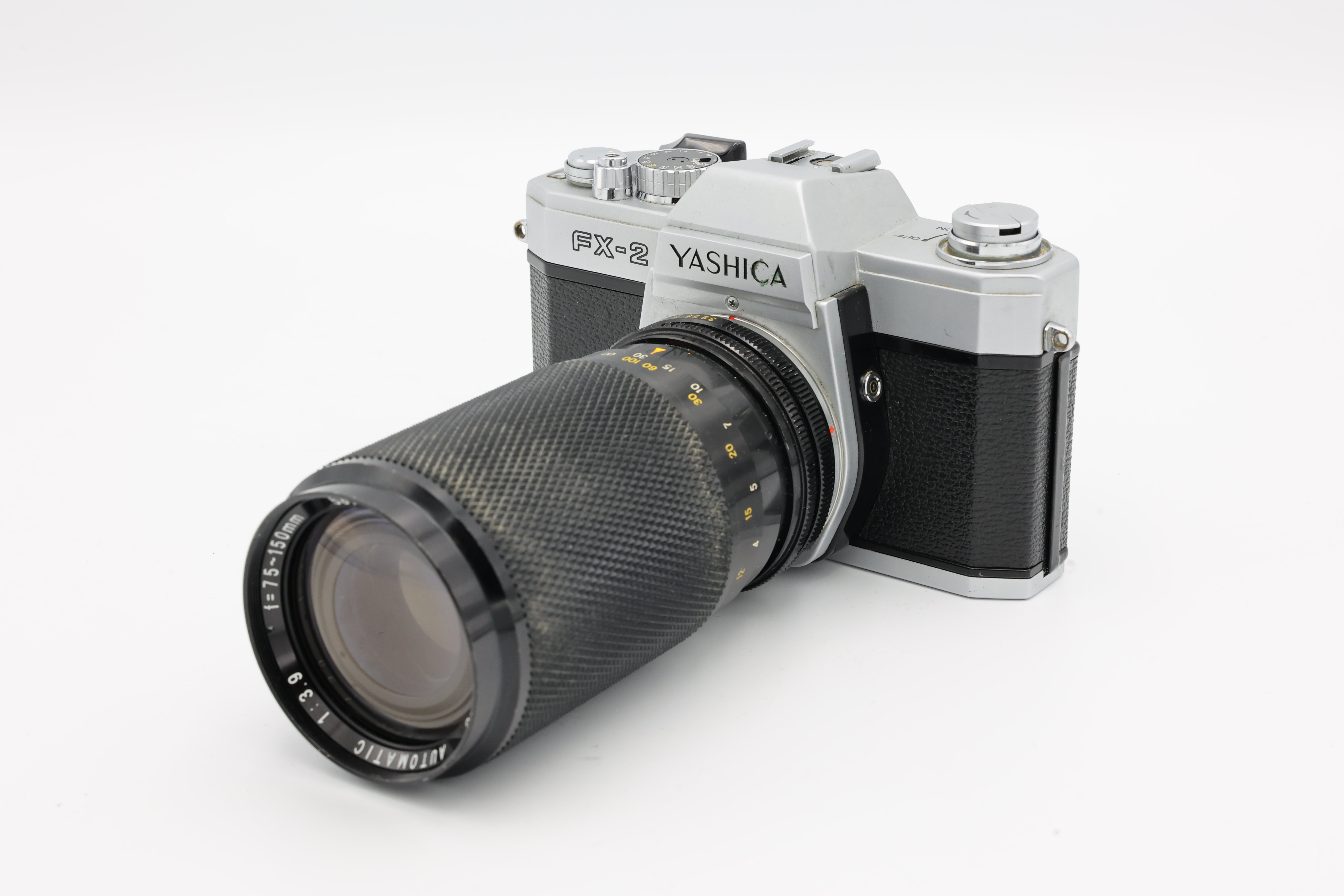 USED Yashica FX-2  35mm  SLR w/ 75-150mm Lens (#80904933ACP)