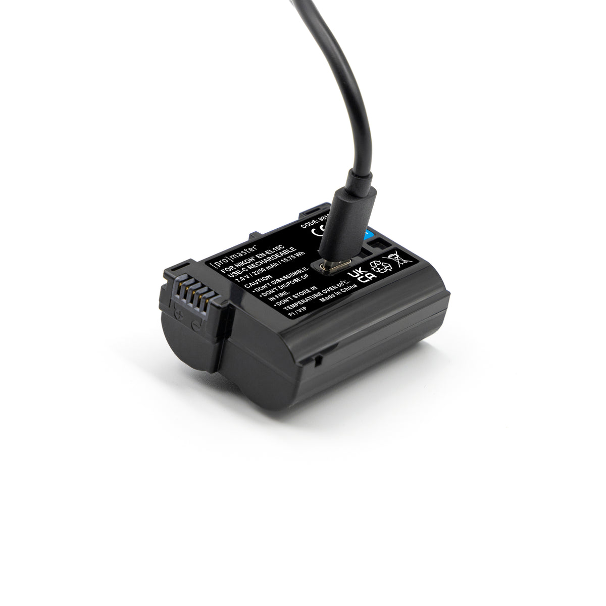 Promaster Nikon EN-EL15C Battery with USB-C Charging (7.0V/2250M) - Compatible with Z6 III, Z8, Zf