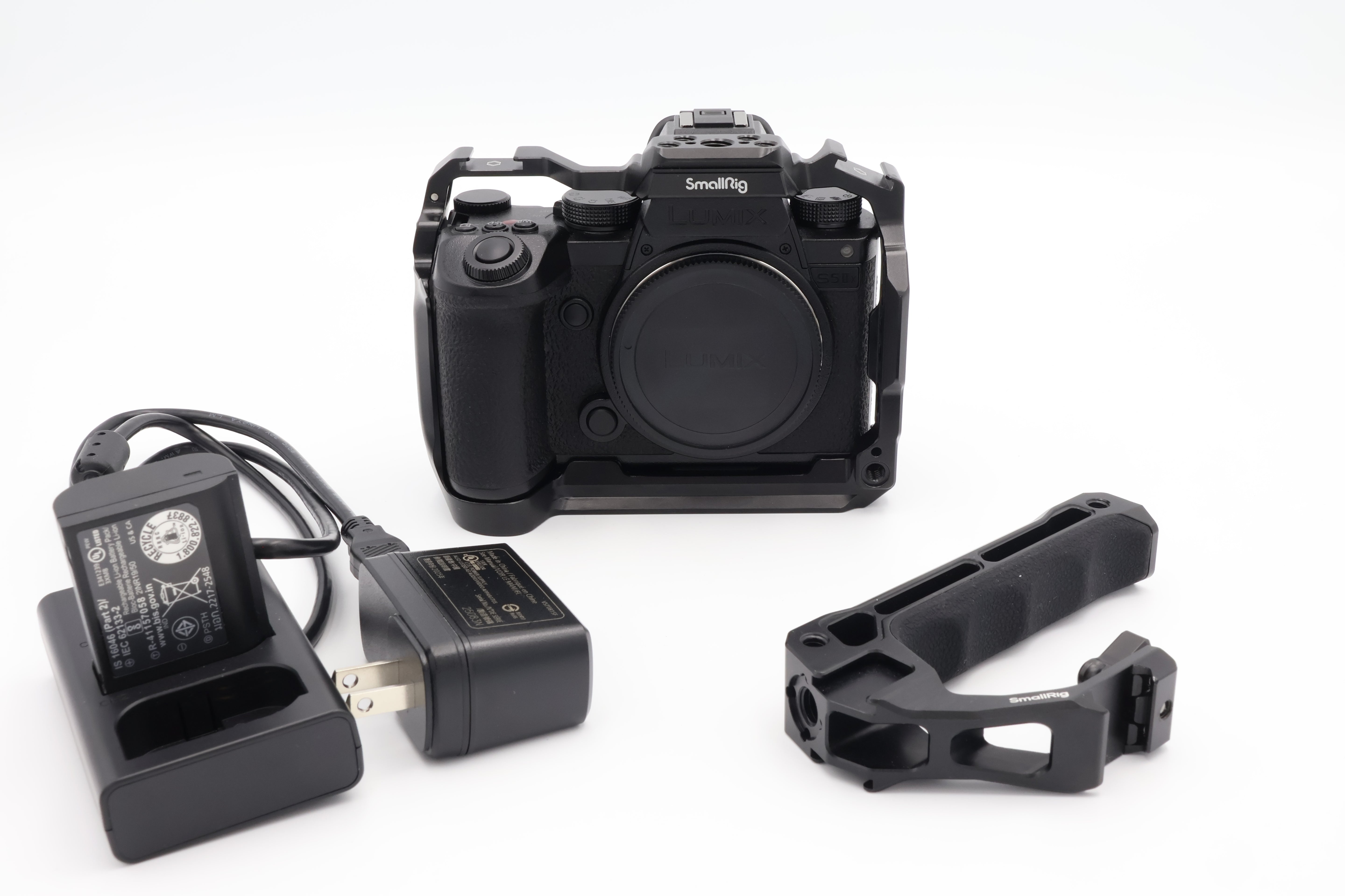 USED Panasonic Lumix S5 II X Camera w/ Smallrig Cage and Top Handle Kit (WJ5FC001632ACP)
